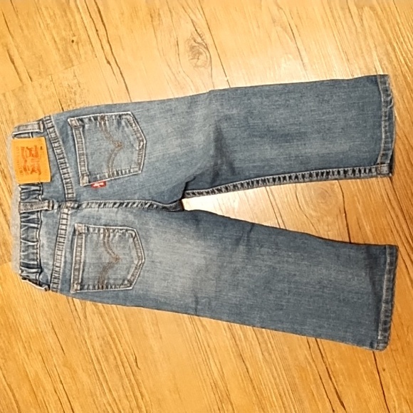Levi's Boy's 514 Straight Leg Pull-On Jeans | 18M | Light Wash - Picture 5 of 7